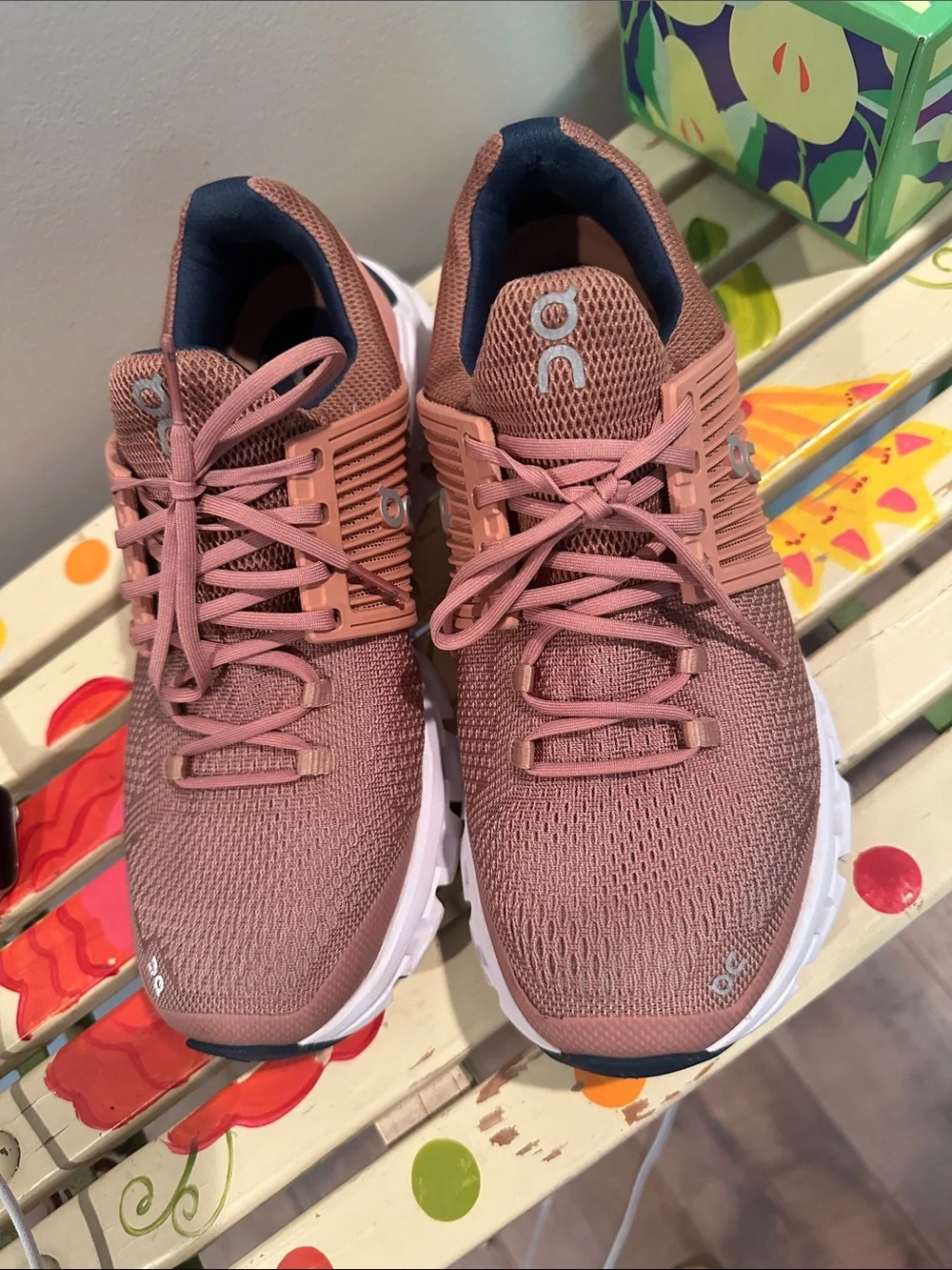 On Running Cloudswift Athletic Shoes - Dusty Rose